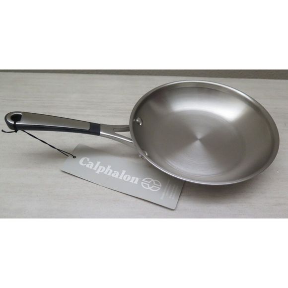 Calphalon 1388 8" Frying Pan & 1390 10" Tri-Ply Stainless Steel Frying Pan Set - Picture 9 of 14